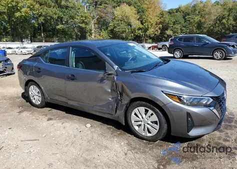 2025 Nissan Sentra S from USA, damaged, VIN 3N1AB8BV8SY202716